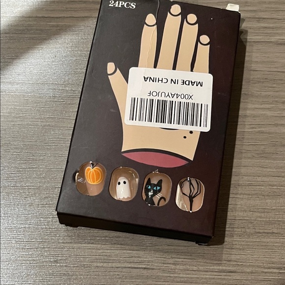 Other - Halloween Nail Art Set with Ghost and Cat Designs new
